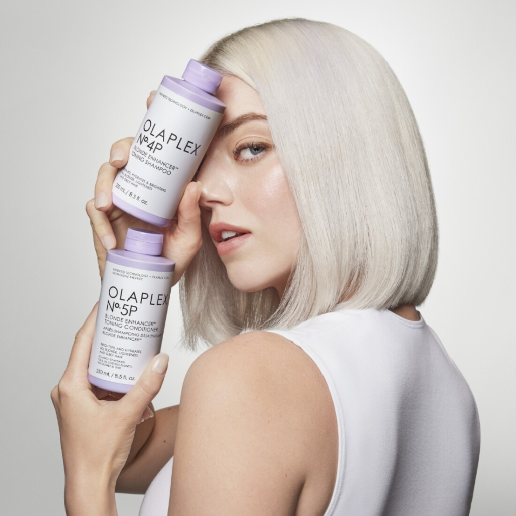 Olaplex No. 5P geeft gelijkmatige grijze en blonde tinten