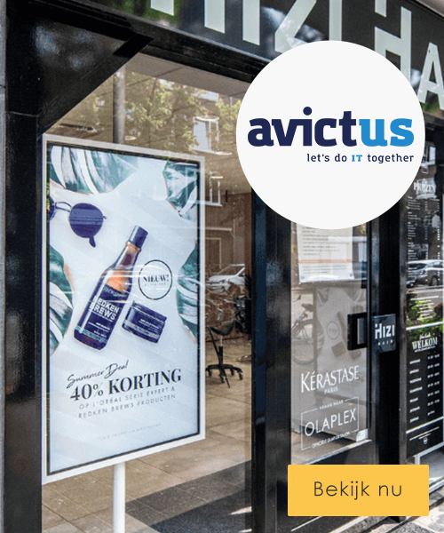 korting op avictus etalagedisplays